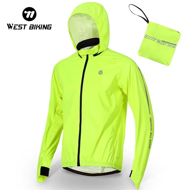 Cycling Rain Jacket Commute - WEST BIKING Giacca da Ciclismo per