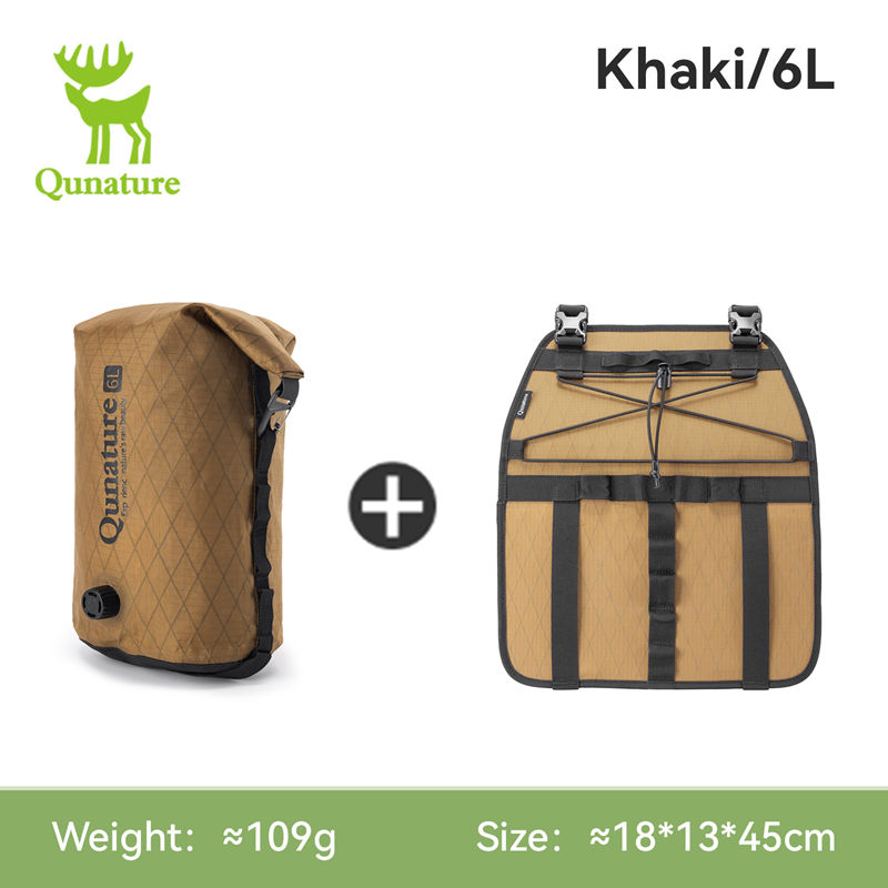 Cycling Commuter Backpack Waterproof - Borsa da Bikepacking Qunature 6/12L, Completamente