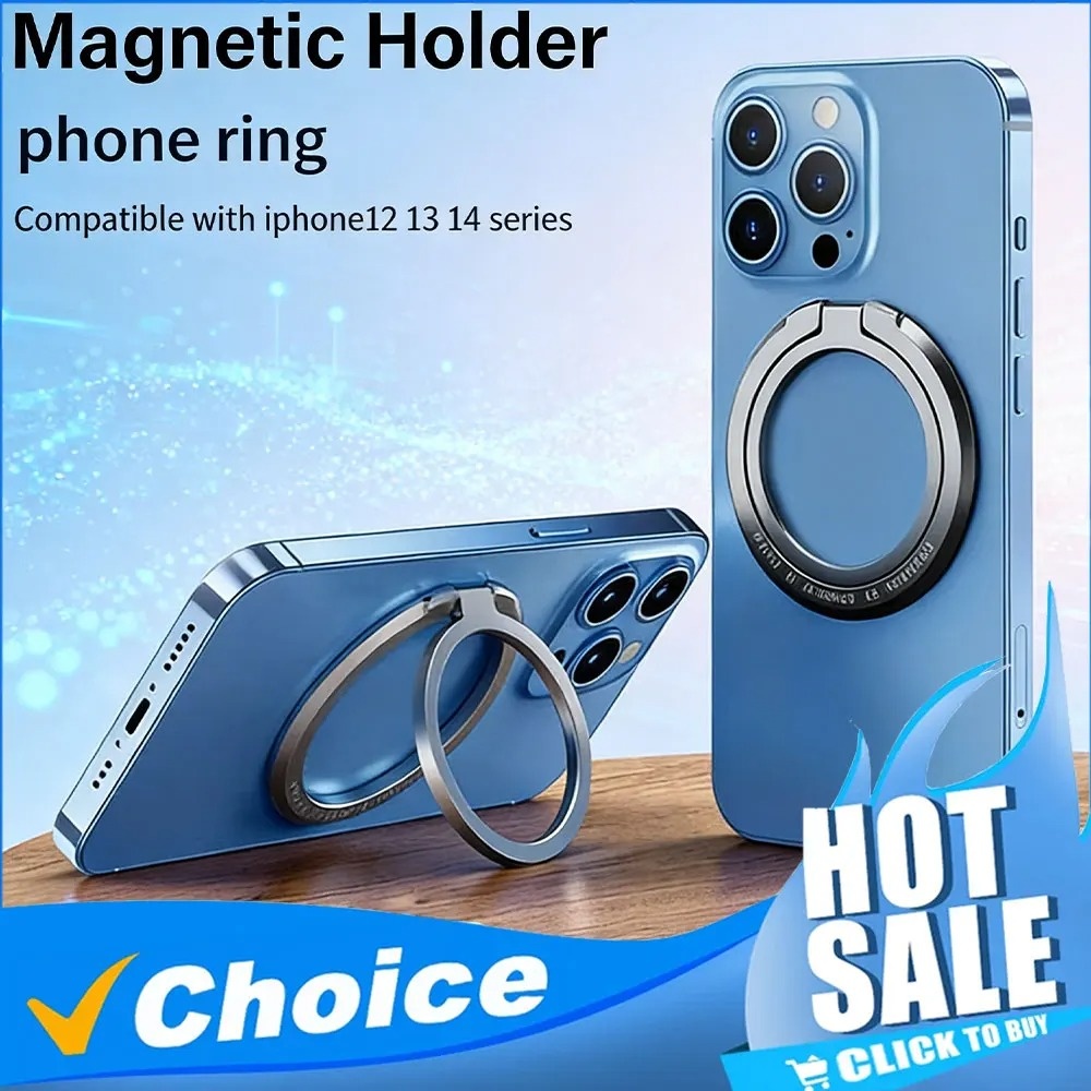 Kickstand Adjustable - Supporto Magnetico per Telefono con Anello