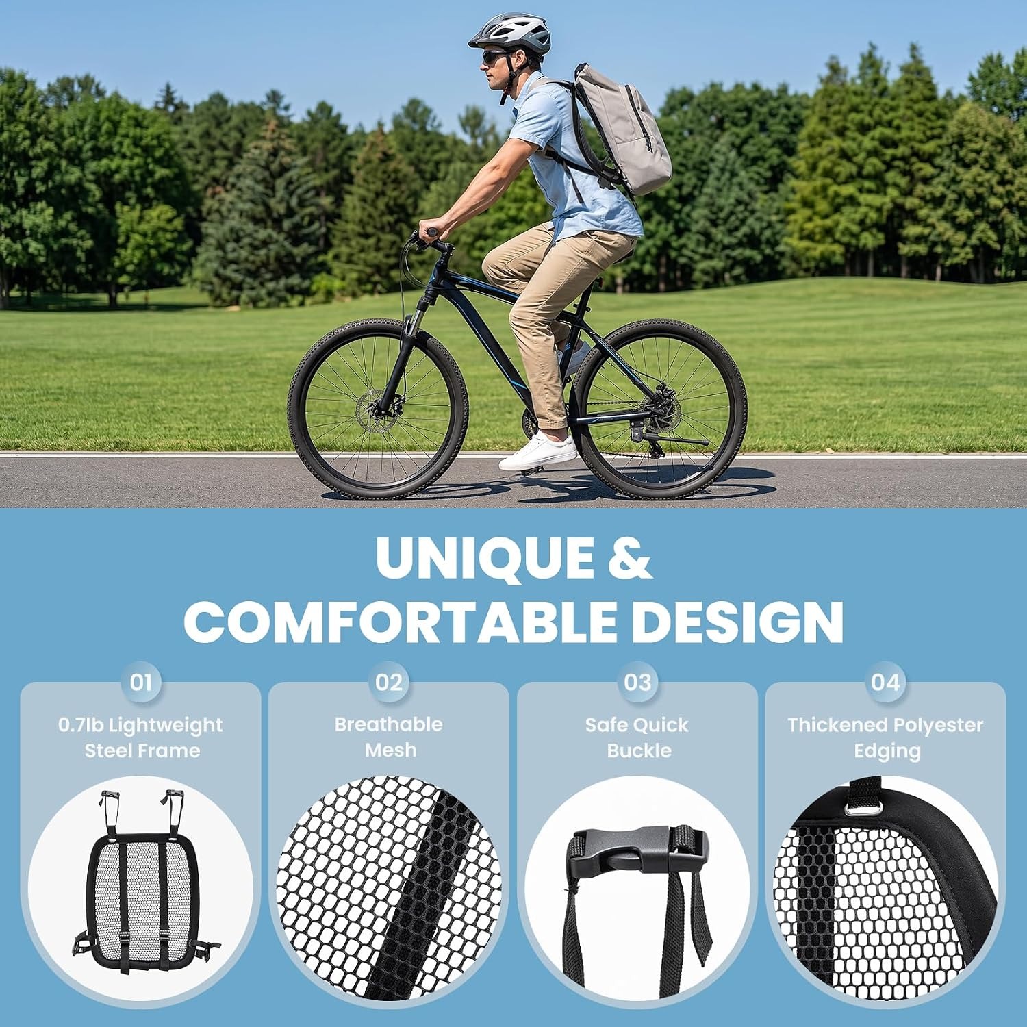 Zaino Leggero Ventilato con Re - Cycling Commuter Backpack recensione e prezzo